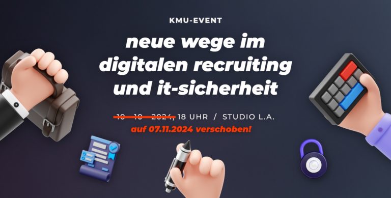 Neue Wege im digitalen Recruiting und IT-Sicherheit. 07.11.2024, 18 Uhr / Studio L.A.